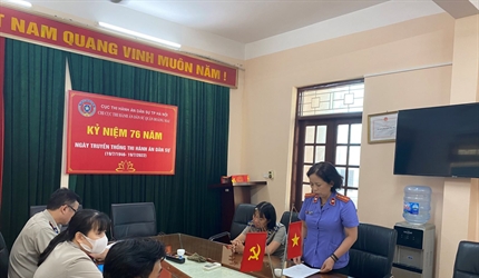 Kiểm sát trực tiếp tại Chi cục Thi hành án dân sự quận Hoàng Mai